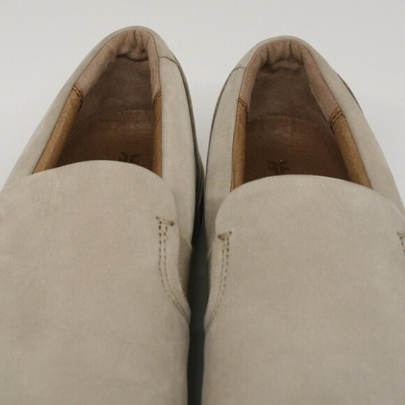 Frye Ivy Suede Leather Slip On Casual Women's Sneakers Shoes Beige Taupe‎ Sz 10 - Picture 9 of 15